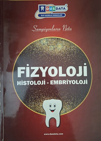 2.el dus Fizyoloji Histoloji Embriyoloji Sınav Hazırlık Kitabı