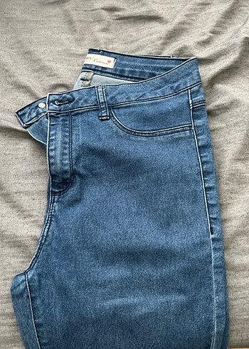 mavi koton pantolon
