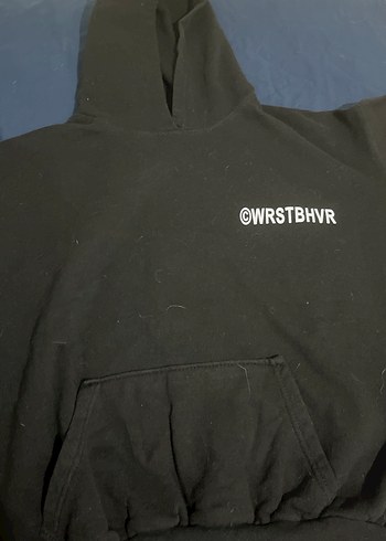 Kadın Siyah Kapüşonlu Sweatshirt
