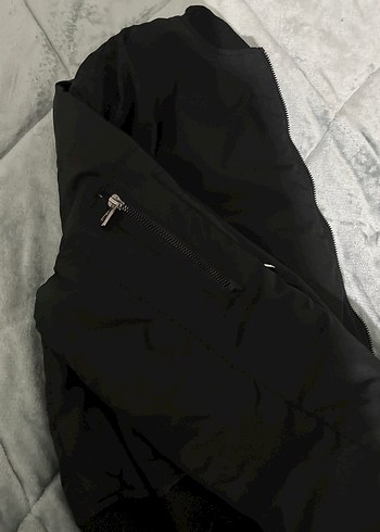 Siyah Rahat Kesim Kadın Ceket - Görsel 2