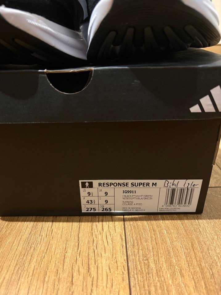 Adidas Siyah Erkek Spor Koşu Ayakkabısı - Görsel 4