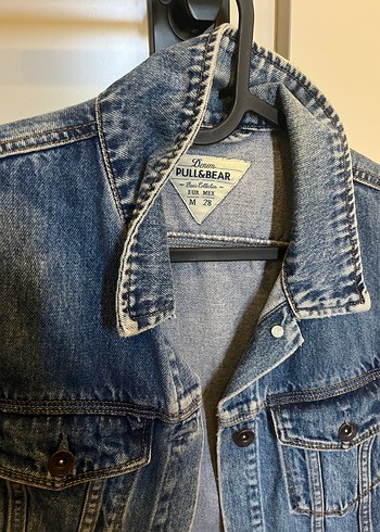 m Beden Pull & Bear Düğmeli Kot Yelek
