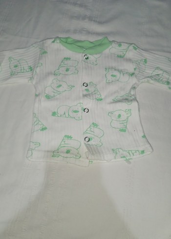 Bebek Erkek Yeşil Baskılı Takım - Görsel 3