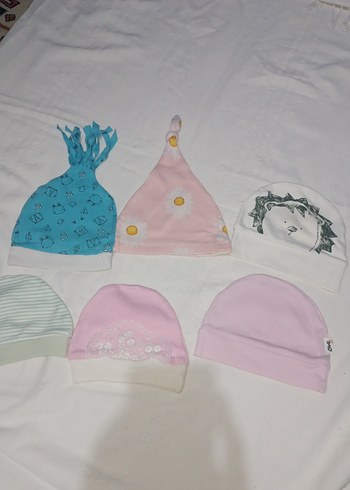 Bebek ve Çocuklar için Nakışlı Pastel Şapkalar - Görsel 2