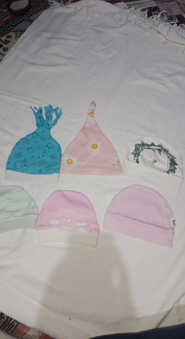 Bebek ve Çocuklar için Nakışlı Pastel Şapkalar - Görsel 2