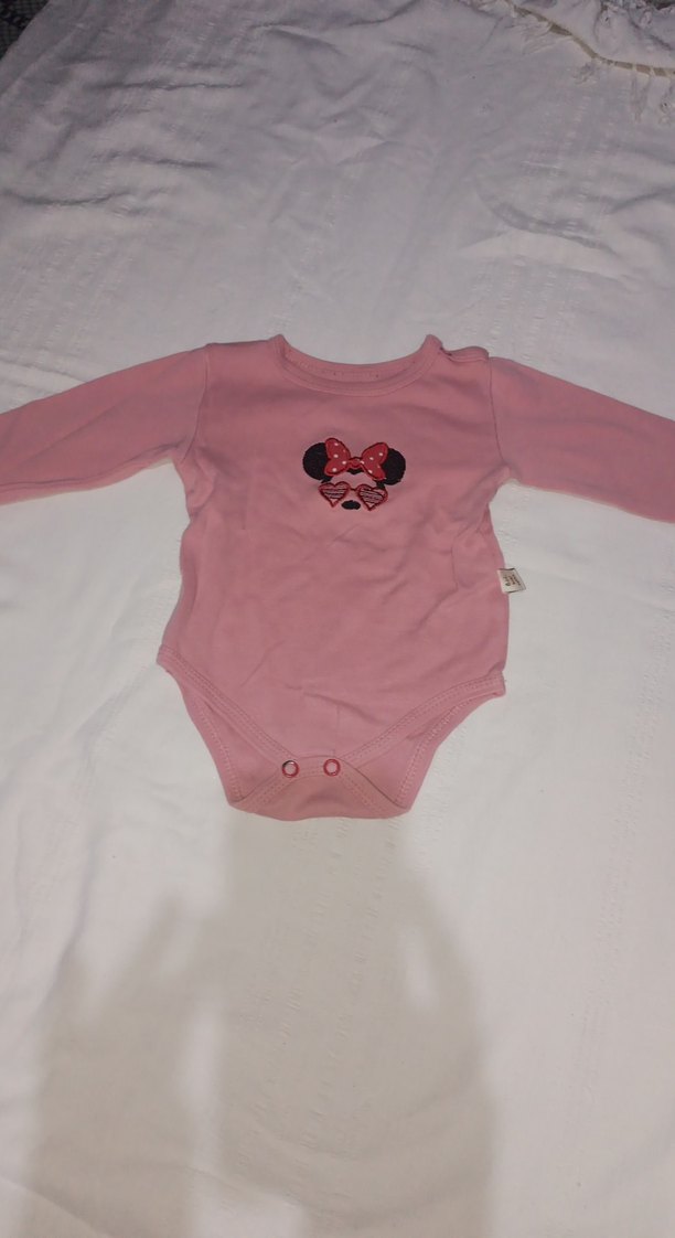 Uzun Kollu Pembe Bebek Body - Görsel 2