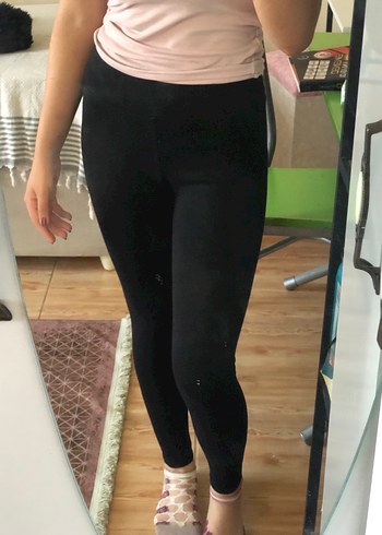 Siyah Kadın Spor Tayt