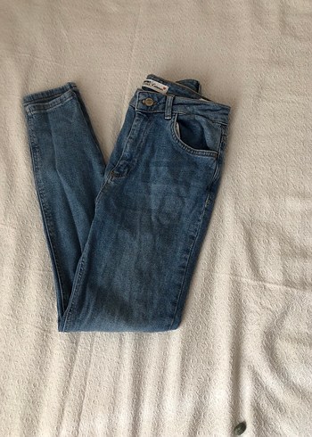 Mavi Kadın Denim Midi Boy Dar Kesim Jean
