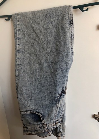 m Beden mavi Renk Gri Mavi Kadın Denim Pantolon