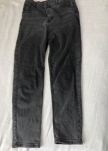 Trendyol & Milla Gri Bol Kesim Midi Denim Kadın Jean