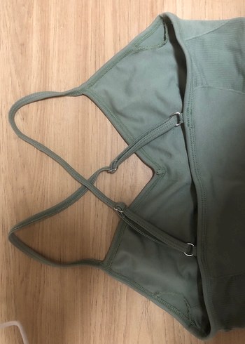 Yeşil Spor Sütyeni Çift Askılı - Görsel 3