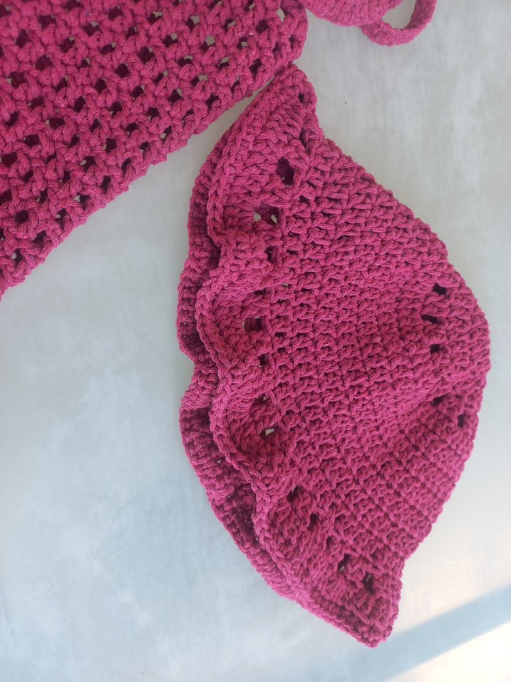 veronika canta sapka takim yazlik pembe - Görsel 2