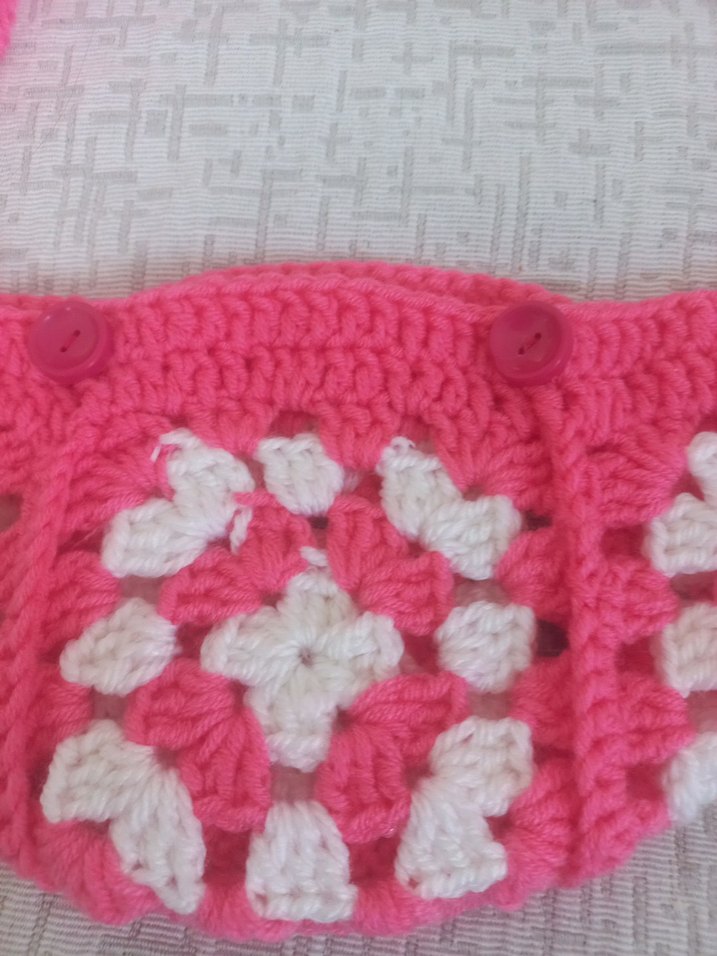 pembe beyaz  renkli freebag bayan - Görsel 2