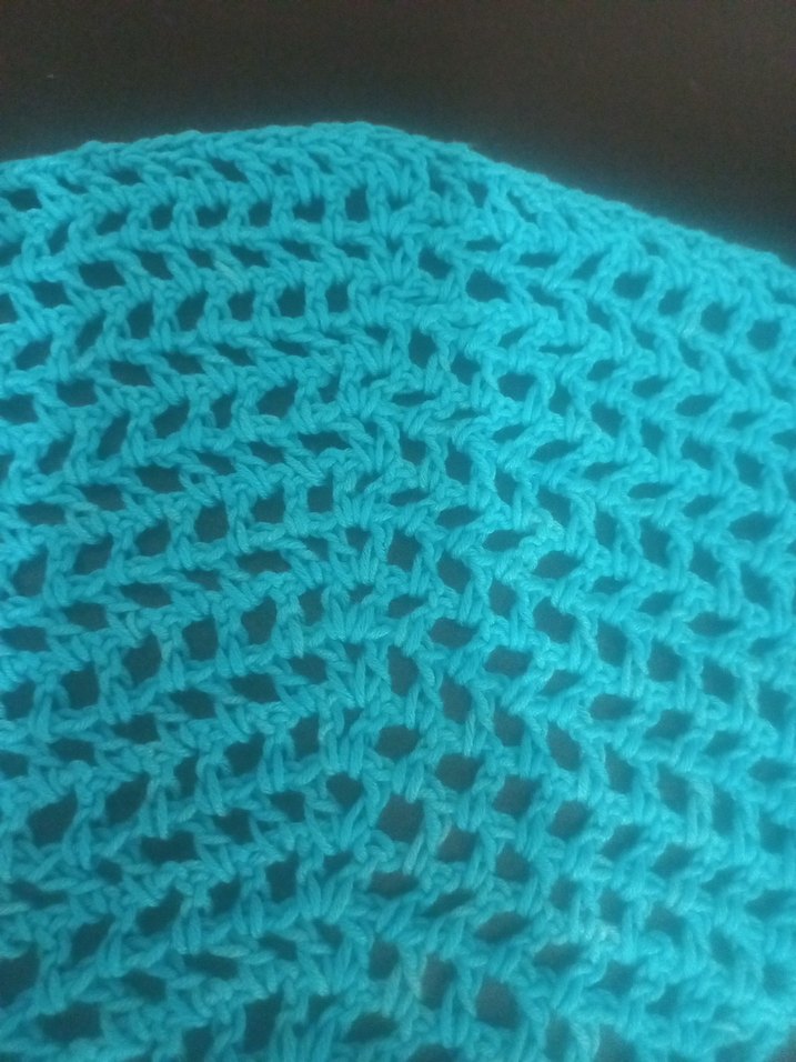 Turkuaz Örgü Kadın Saç Bandı - Görsel 2