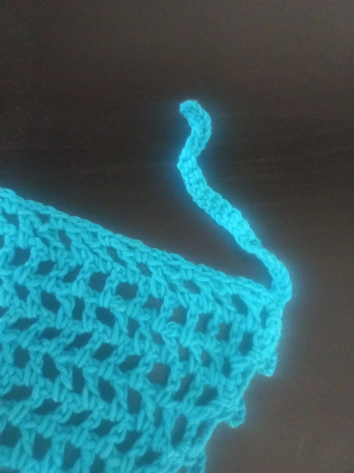 Turkuaz Örgü Kadın Saç Bandı - Görsel 3