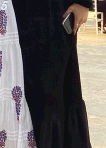 Diğer Siyah Uzun Kollu Drapeli Gotik Kadın Elbise