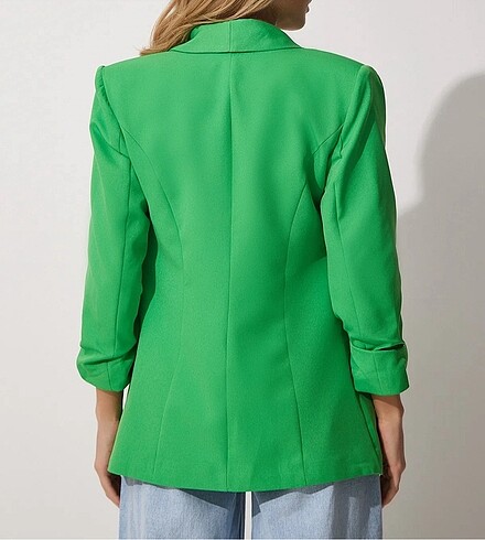 38 Beden yeşil Renk Blazer ceket