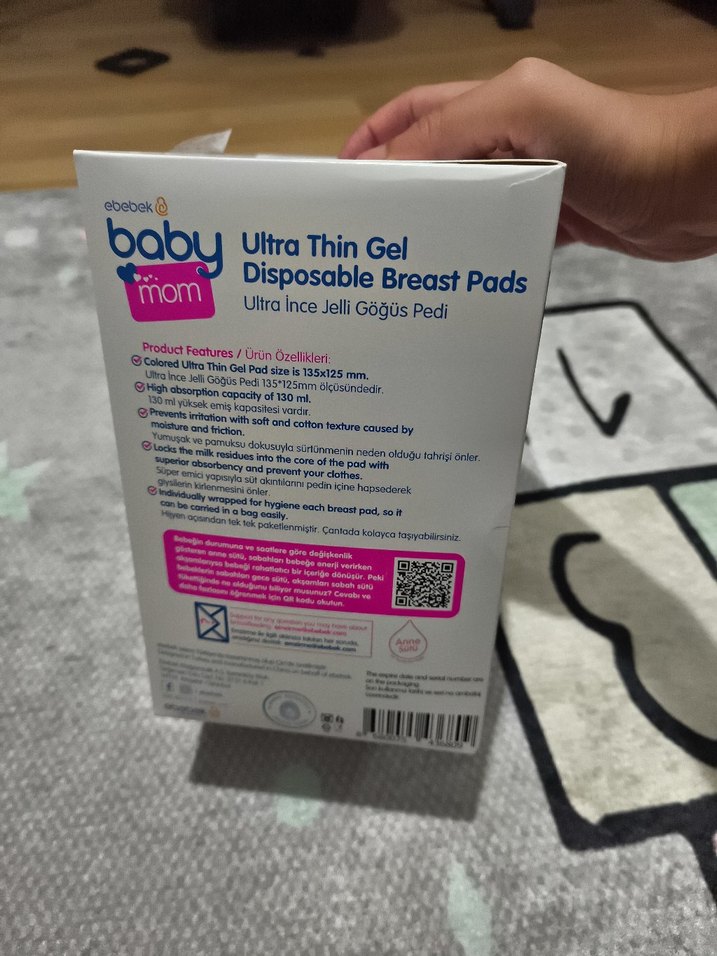 Baby Mom Ultra İnce Jelli Göğüs Pedi 50 adet - Görsel 3