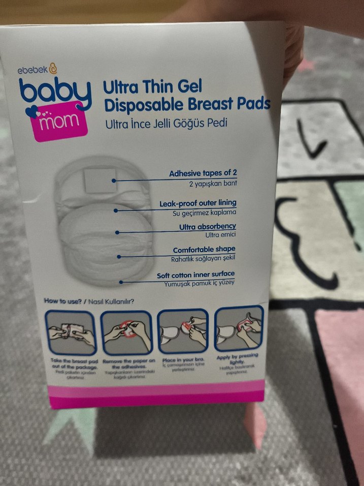 Baby Mom Ultra İnce Jelli Göğüs Pedi 50 adet - Görsel 2