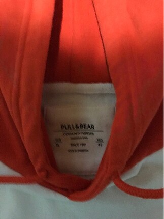 xl Beden beyaz Renk Pull and Bear sweatshirt