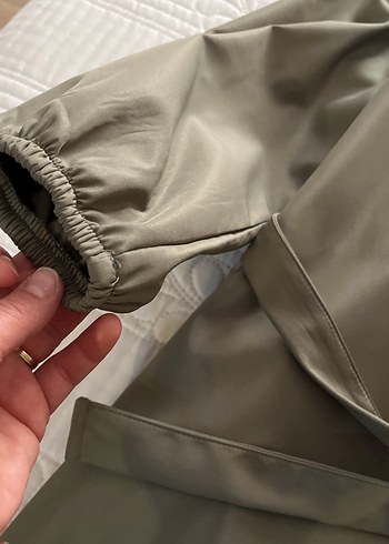 Kadın Bej Midi Kemerli Trençkot - Görsel 4