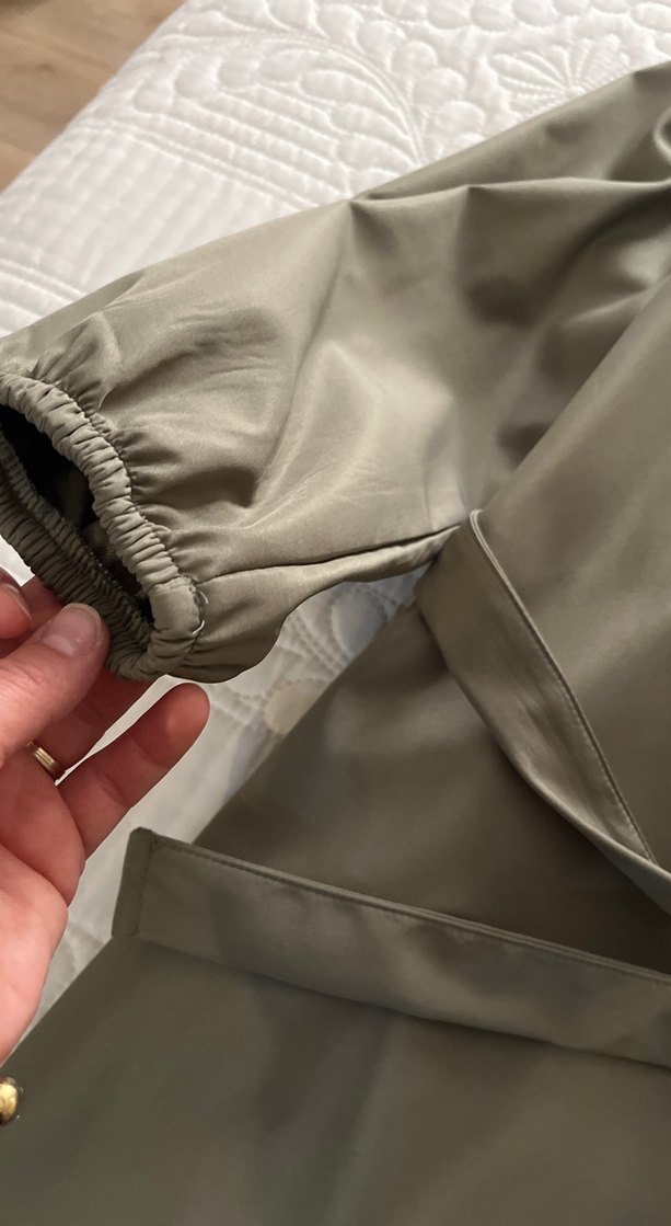 Kadın Bej Midi Kemerli Trençkot - Görsel 4