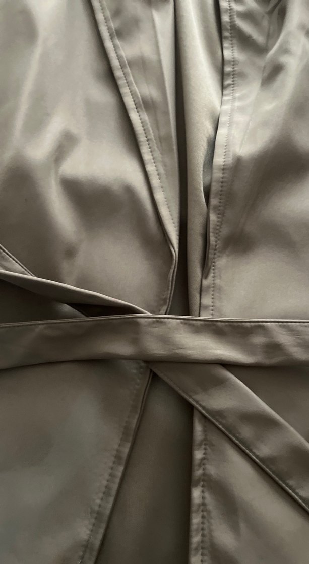 Kadın Bej Midi Kemerli Trençkot - Görsel 3