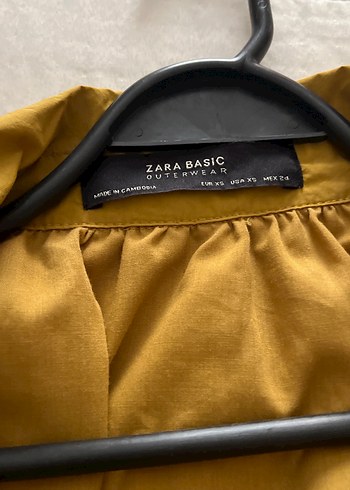 Düğmeli Sarı Midi Keten Kadın Trençkot - Görsel 2