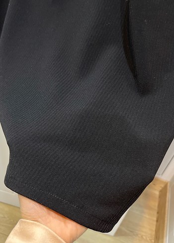 Siyah Kolsuz jile elbise - Görsel 4