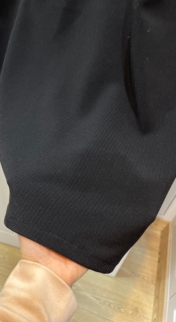 Siyah Kolsuz jile elbise - Görsel 4