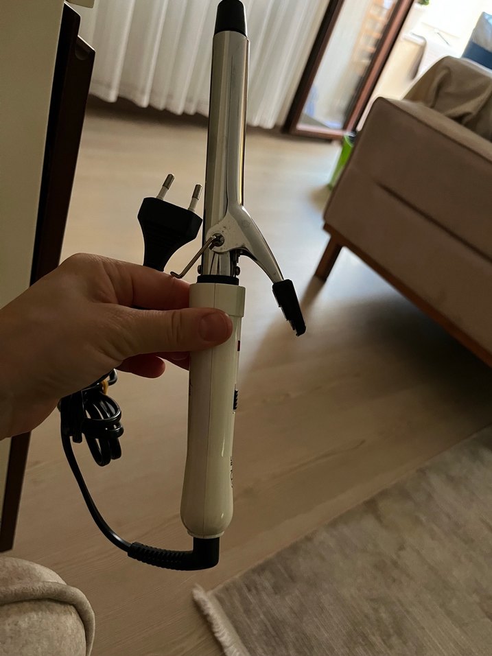 Beyaz Sinto Saç Maşası - Görsel 2