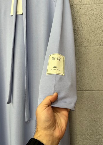 Ekrunun ürünü boydan elbise bol kesim - Görsel 2