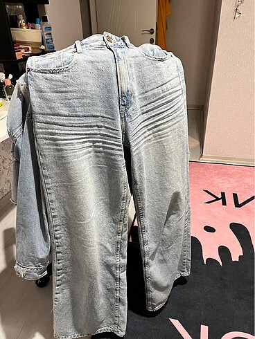 36 Beden mavi Renk Stradivarius jean