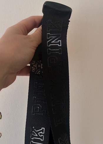 Siyah Desenli Victoria s Secret Pink Bel Çantası - Görsel 3