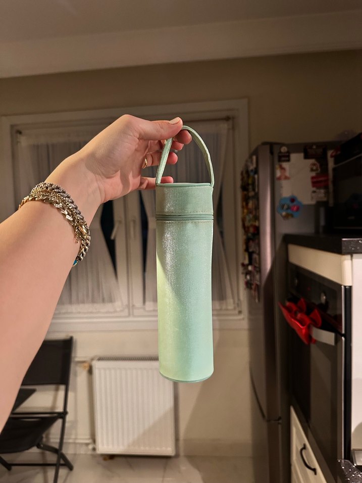 Çantalı Yeşil Termos Set - Görsel 2