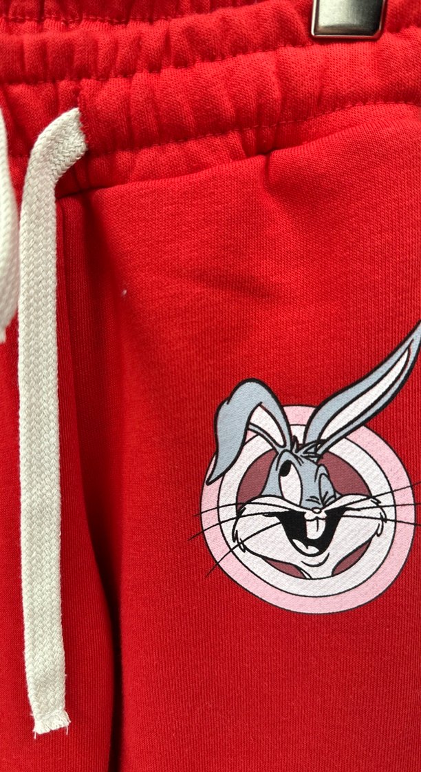 Kırmızı Baskılı Çocuk Eşofman Altı - Görsel 2