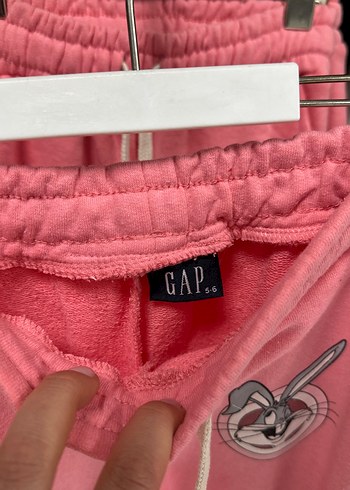 Gap Kız çocuk  Pembe Rahat Kesim Eşofman - Görsel 3