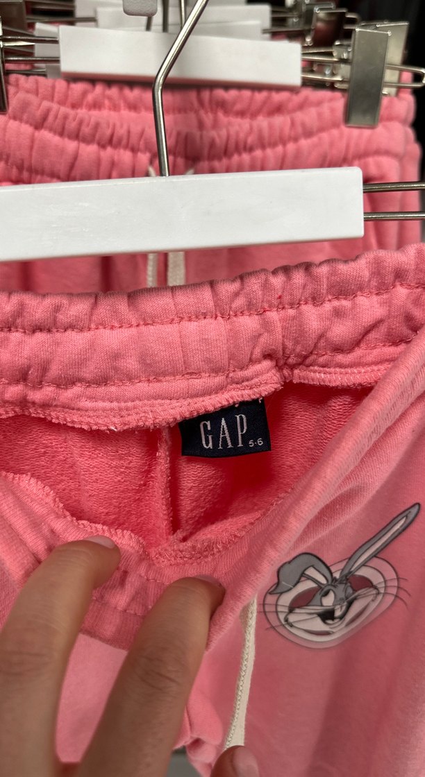 Gap Kız çocuk  Pembe Rahat Kesim Eşofman - Görsel 3