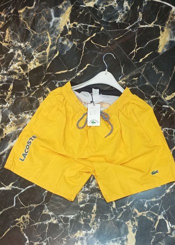 Lacoste Signature Sarı Erkek Şort
