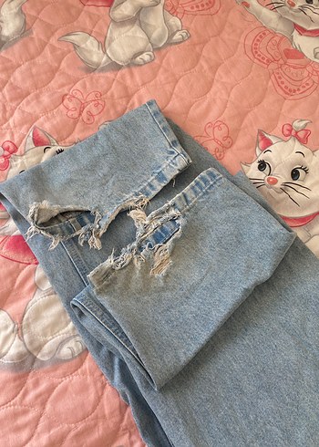 38 Beden Mavi baggy jean