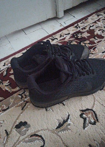 Diğer Siyah Spor Ayakkabı Velcro Detaylı