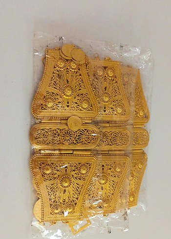 Zarif Altın Rengi Kadın El Zinciri - Görsel 10