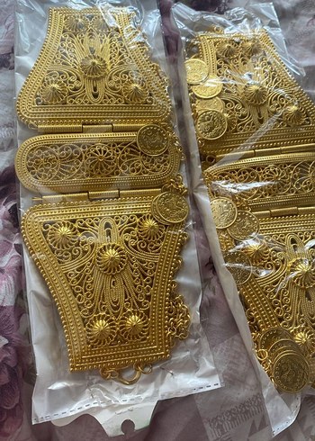 Zarif Altın Rengi Kadın El Zinciri - Görsel 13