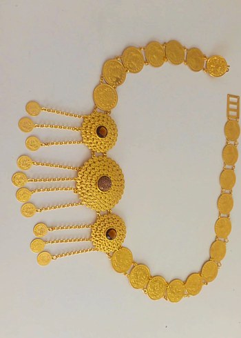 Zarif Altın Rengi Kadın El Zinciri - Görsel 12