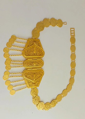 Zarif Altın Rengi Kadın El Zinciri - Görsel 5