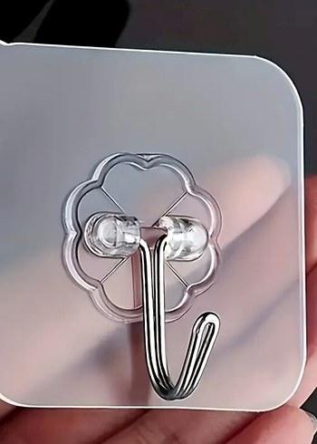 Duvar Delmeye Son Güçlü Yapışkanlı Kanca - Görsel 3