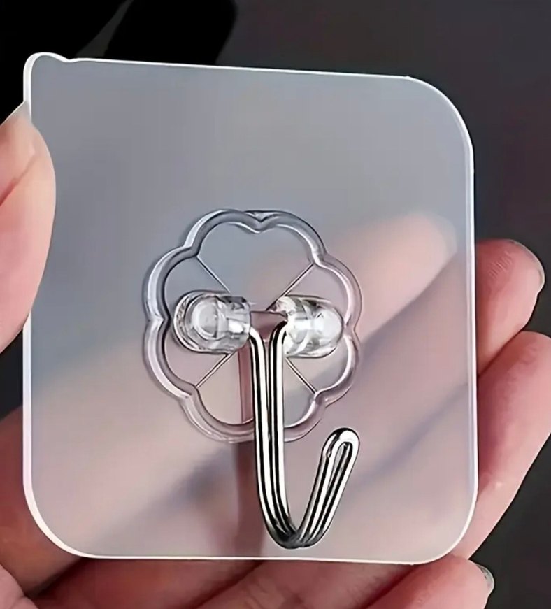 Duvar Delmeye Son Güçlü Yapışkanlı Kanca - Görsel 3