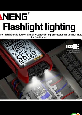 ANENG Dijital Multimetre Termometre 9999 Sayım - Görsel 7