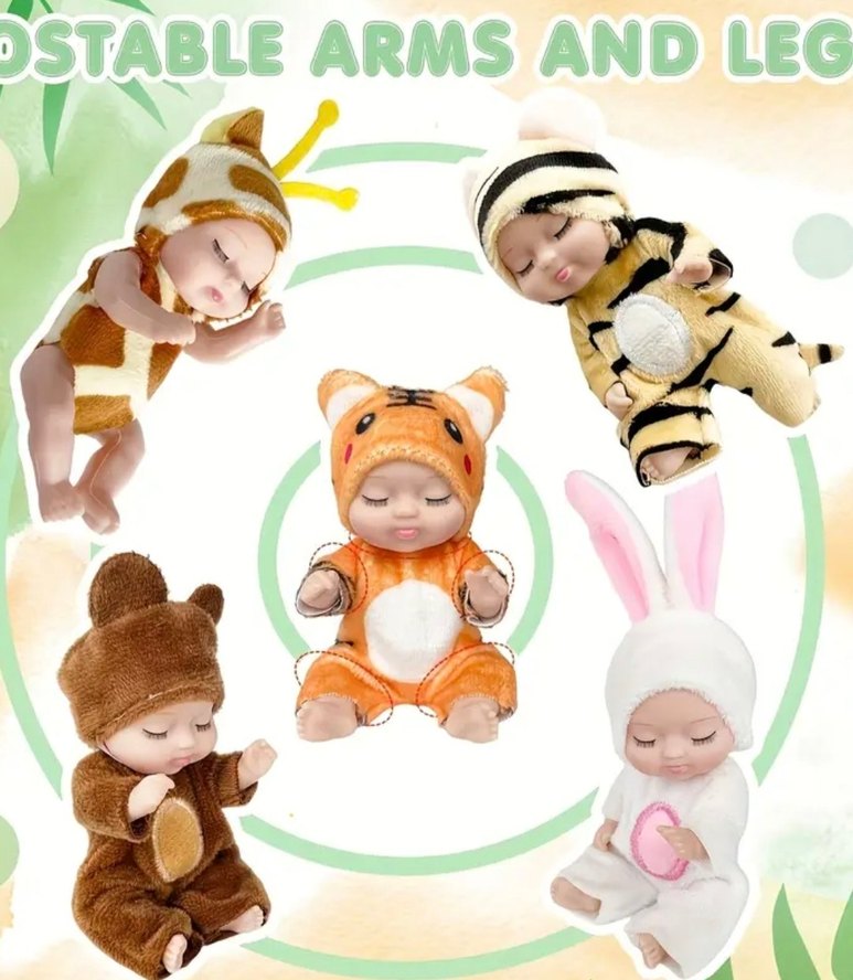 Mini Giysili Uyuyan Bebek - Görsel 5