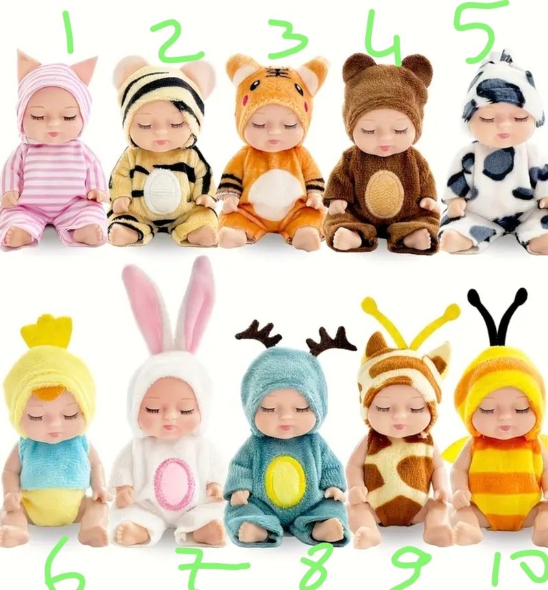 Mini Giysili Uyuyan Bebek - Görsel 2